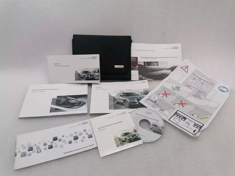 Audi R8 Audi Q5 Manual Service Booklet Car Maintenance Manual