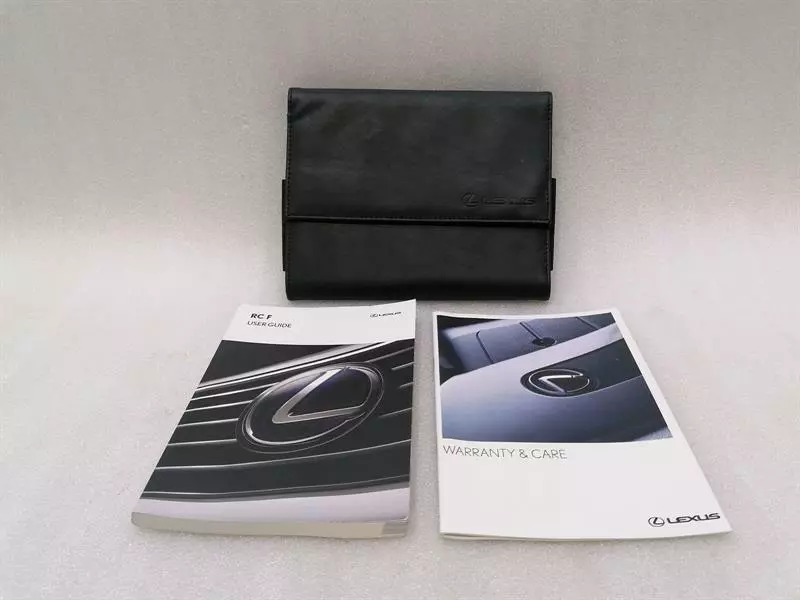 Lexus RC 2014-... LEXUS RC F TRACK XC10 SERVICE BOOKLET / Maintenance Manual
