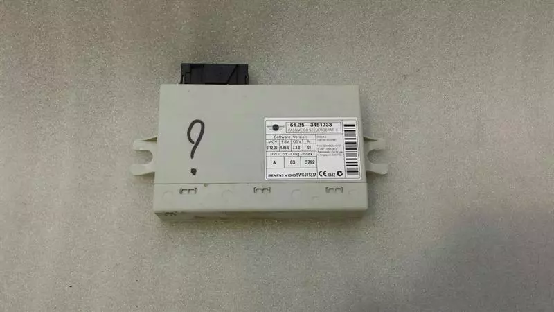 Mini Countryman, Paceman (R60 / R61) 2010-2017 Mini Countryman S R60 Passive Go module 3451733 Keyless Go ECU
