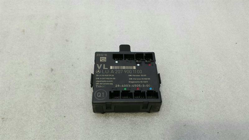 Mercedes-Benz A (W169) Mercedes E Class W207 Left Door Module A2079001100 Door Control Unit Left