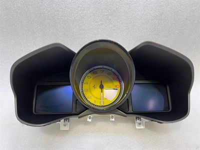 Ferrari FF F151 Kombiinstrument 274568 Tachometer Gelbes Zifferblatt CARBON