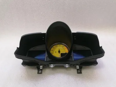 Tableau de bord Ferrari GTC4 Lusso F151M, compteur de vitesse 317691, jaune carbone