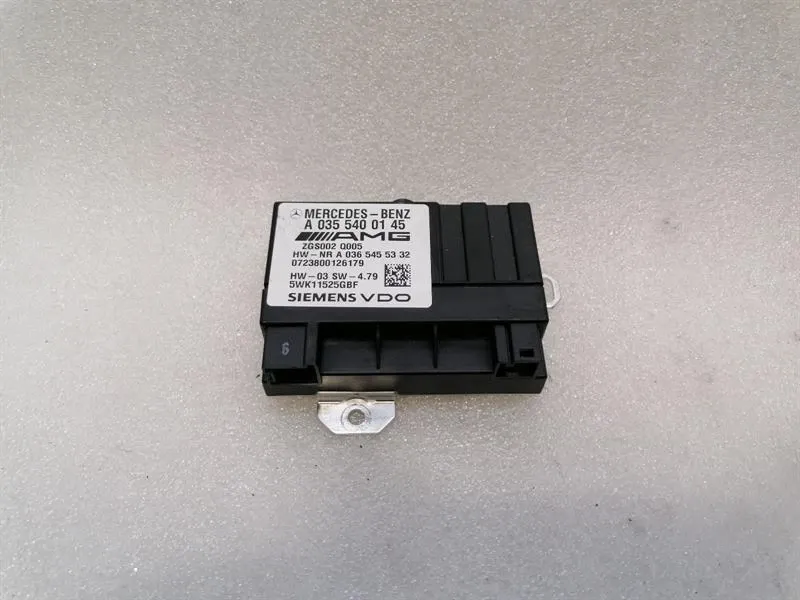 MERCEDES ML W164 ELECTRONIC MODULE A0355400145 CONTROL UNIT FUEL PUMP AMG