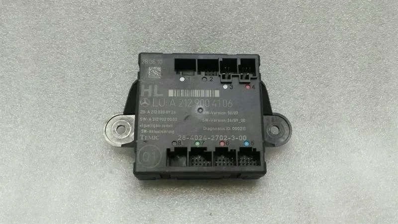 Mercedes C Class W204 RLH Door Module A2129004106 Door Control Unit Rear Left