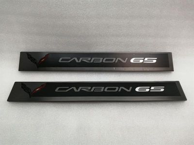 Chevrolet Corvette C7 Z06 Door Sill Set 22789326 CARBON 65 Entry Bar Set