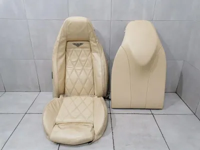 Housses de siège en cuir pour Bentley Continental GT W12 3W3881415A, côté gauche