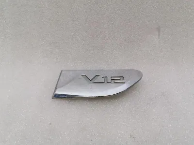 BMW 7er F02 F01 7202183 V12 Logo Flügel V12 Kotflügel