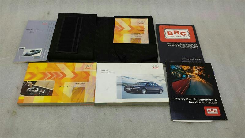 Audi A8 (D5) 2017-... Audi A8 8e Manual Service Booklet Car Maintenance Manual