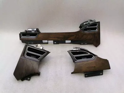 Ensemble de grilles d&#39;aération pour Tesla Model S 90D, garniture en bois 1023277-00-C, poignée droite, conduite à droite