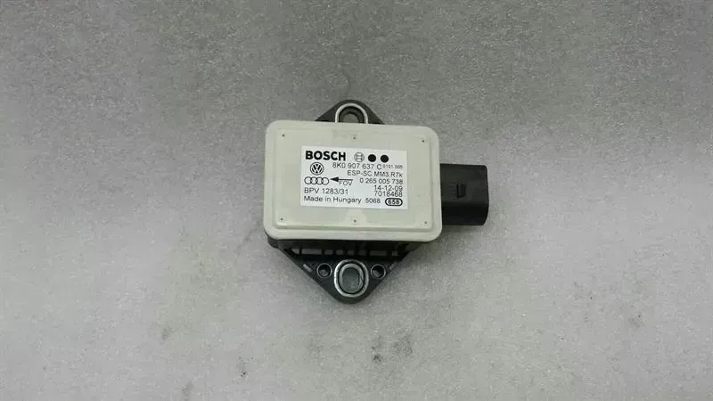 Audi Q5 (8R) AUDI Q5 8R YAW RATE Sensor 8K0907637C Rotation Rate Sensor Body type: SUV
Fuel: Diesel