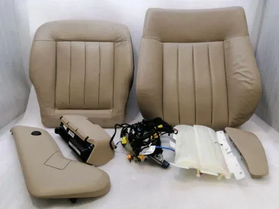 Housses de siège gauche en cuir refroidies pour Mercedes Classe E W212 A212910314