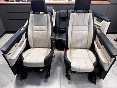 Land Rover Range Rover Sport L320 Lädersalong Säten dörrbeklädnad EBONY IVORY RHD