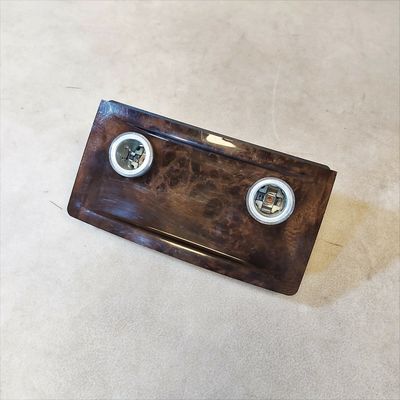 BMW Original Zierleiste Pappelholz Maserung Mitte Dunkel 5er E60 E61 LCI 51166951149