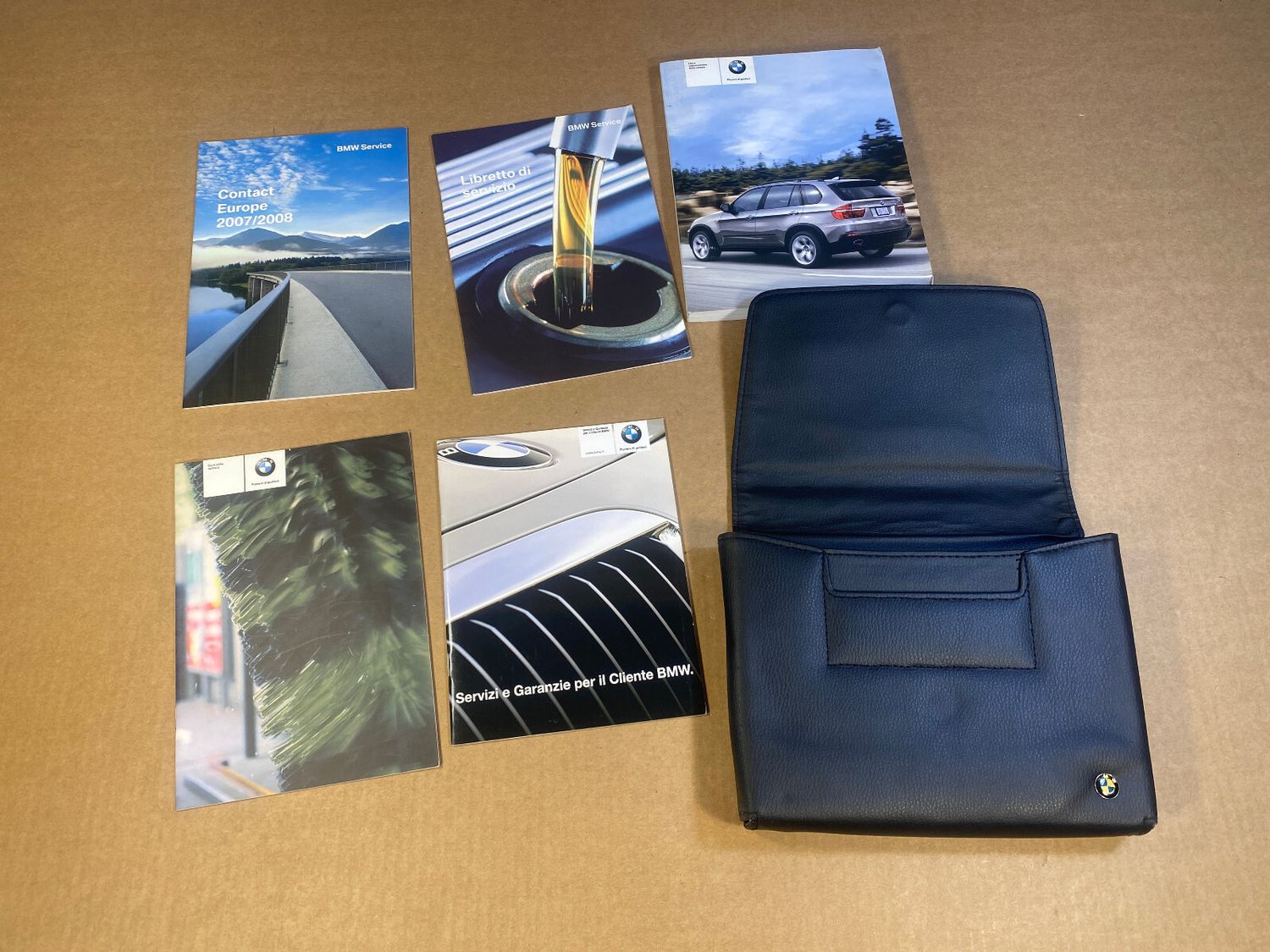 Original BMW X5 E70 CCC ESPANOL OWNER MANUAL HANDBOOK WITH CASE WALLET