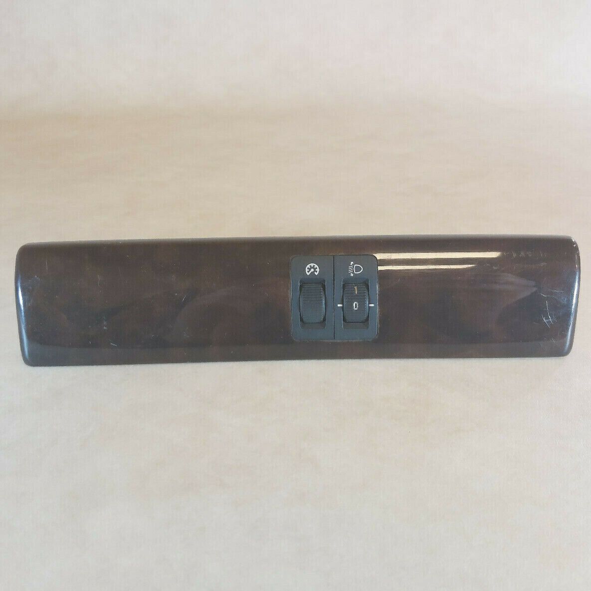 BMW Light Dimmer Switch Driver Side Dashboard Panel Wood Trim 61318352216