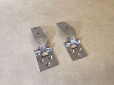 Charnières de capot en acier inoxydable pour Mercedes Classe G W460 W461 W463, lot de 2 pièces