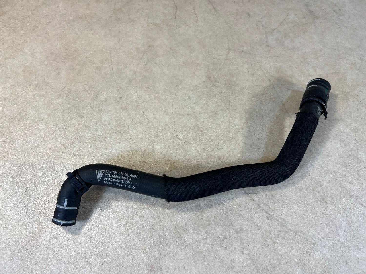 Porsche 911 991 GENUINE Engine Water Coolant Line Tube 9A110661100