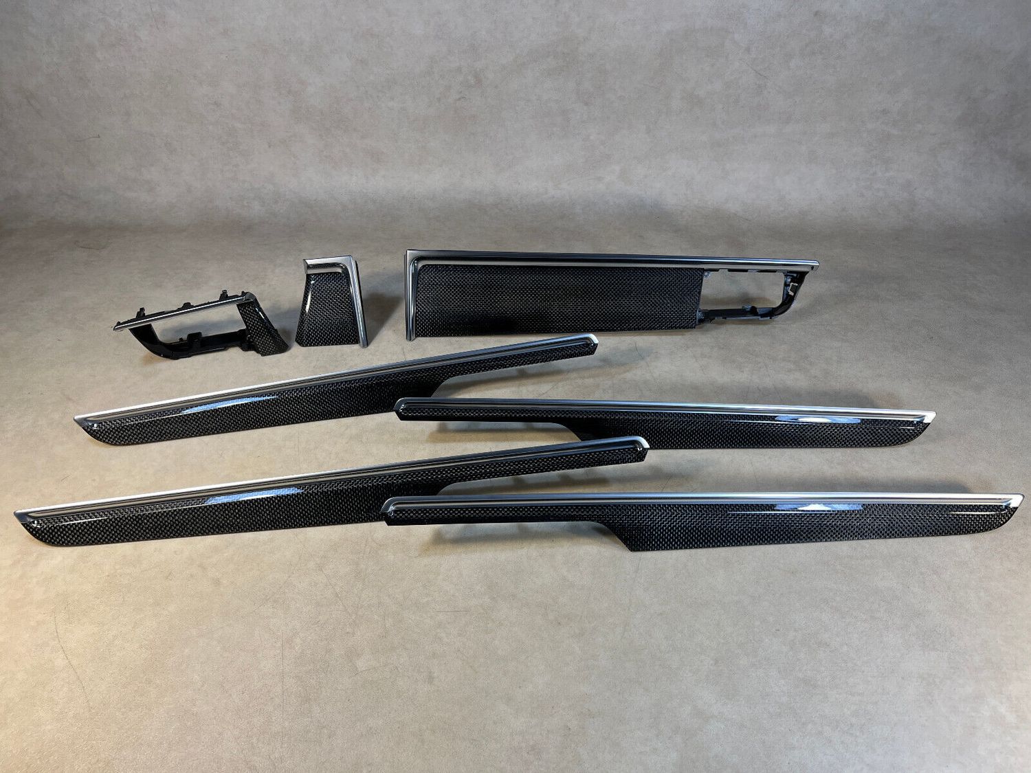 PORSCHE MACAN 95B MK1 R (2018-2022) Decor Strip Decor Molding Bezel Carbon SET