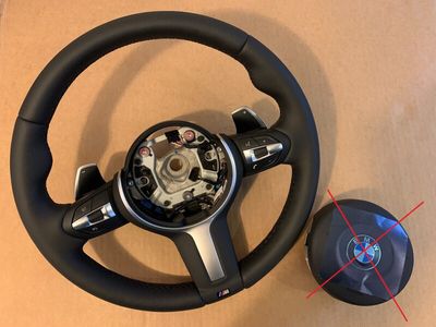 BMW F15 F16 F25 F26 F39 F45 F48 USA M Stūres lāpstiņas APSILDE