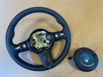 BMW F15 F16 F25 F26 F30 F32 F33 F34 F39 F48 M Steering Wheel HEATED ACC CARBON