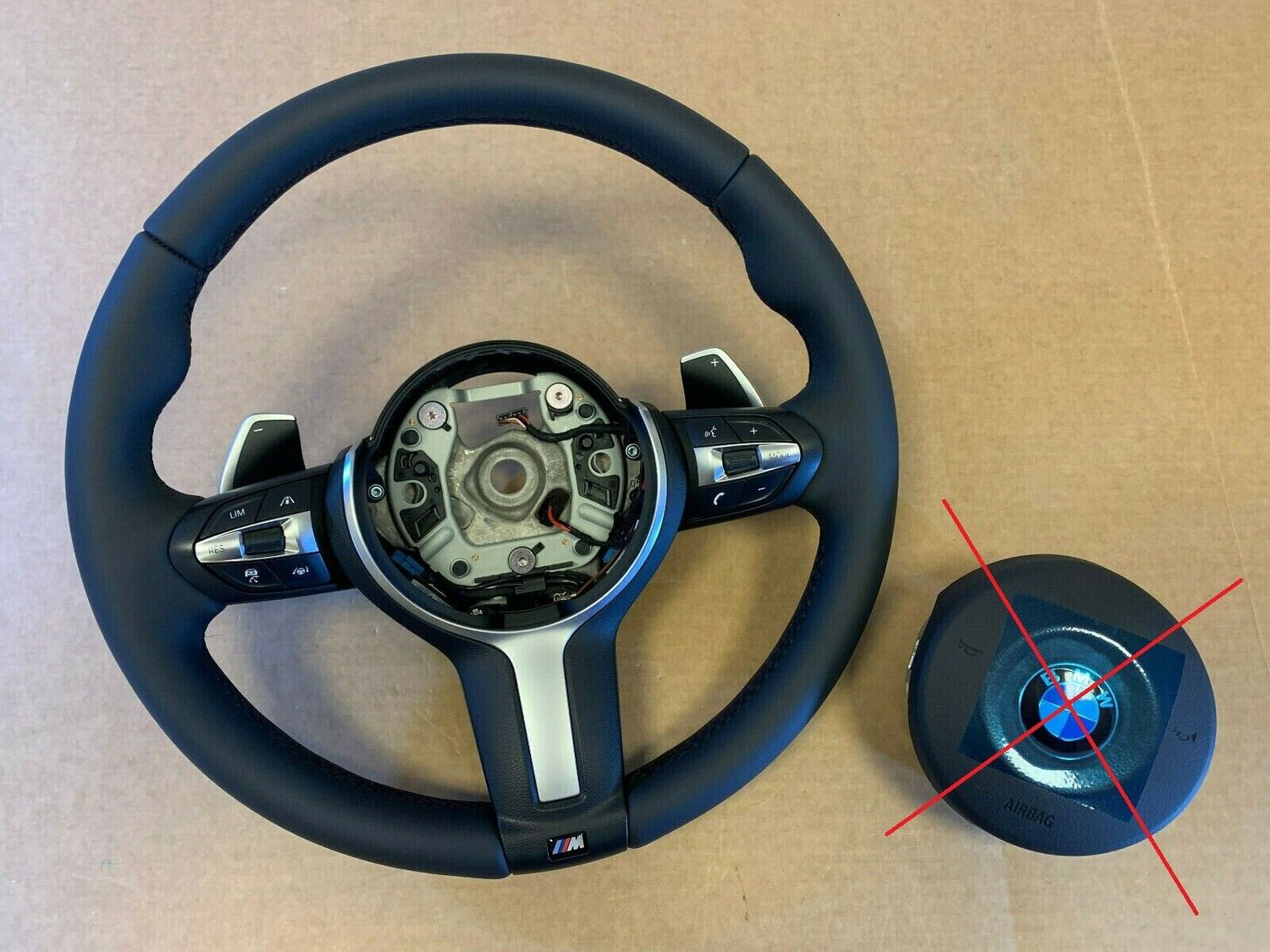 BMW X3 X4 X5 X6 F15 F16 F25 F26 M Steering Wheel PADDLES VIBRO DRIVING ASSIST+