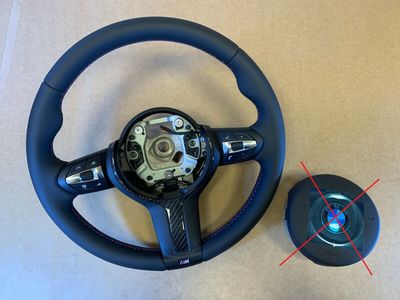 BMW F22 F23 F30 F31 F32 F33 F34 F36 F87 OEM ASV M Stūres rats CARBON ACC