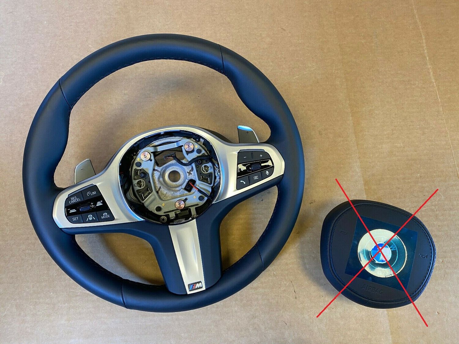 BMW 8 X5 X6 X7 G14 G15 G16 G05 G06 G07 EU OEM M Steering Wheel Petals Assist+