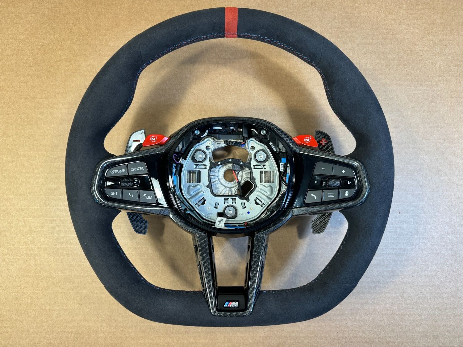 BMW M2 G87 M3 G80 G20 G21 M4 G82 Alcantara M Steering Wheel Carbon VIBRO HEATING