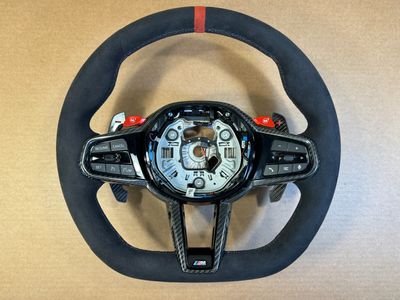BMW M2 G87 M3 G80 G20 G21 M4 G82 Alcantara M Ratt Kol VIBRO VÄRME