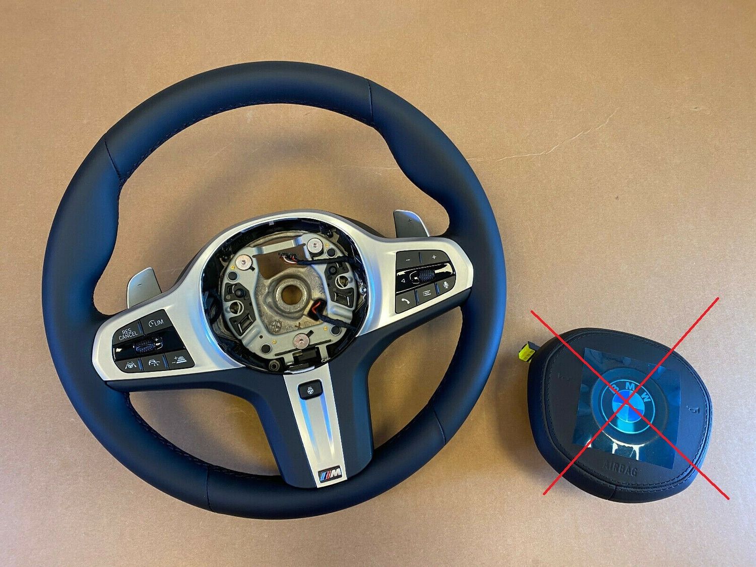BMW 5 6 X3 X4 G30 G31 G32 G01 G02 LCI USA M Steering Wheel Paddles HEATED ASSIST