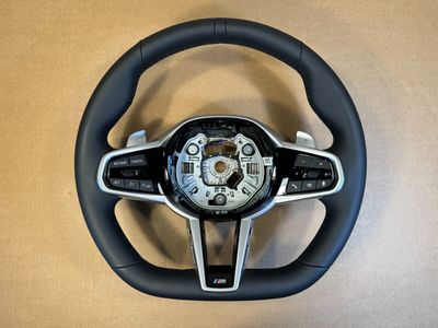 BMW 1 G40 2 G42 G43 3 G20 G21 4 G22 G23 G26 M Рулевое колесо, черная кожа наппа