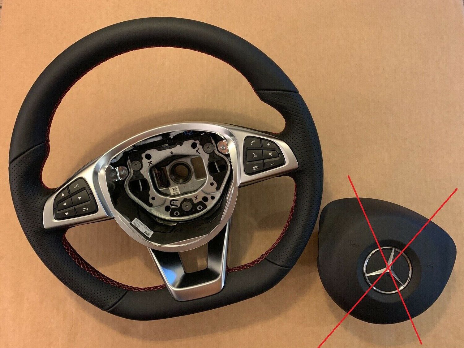 Mercedes C117 C156 C166 C172 C176 C218 C231 C292 AMG Pack Steering Wheel VIBRO