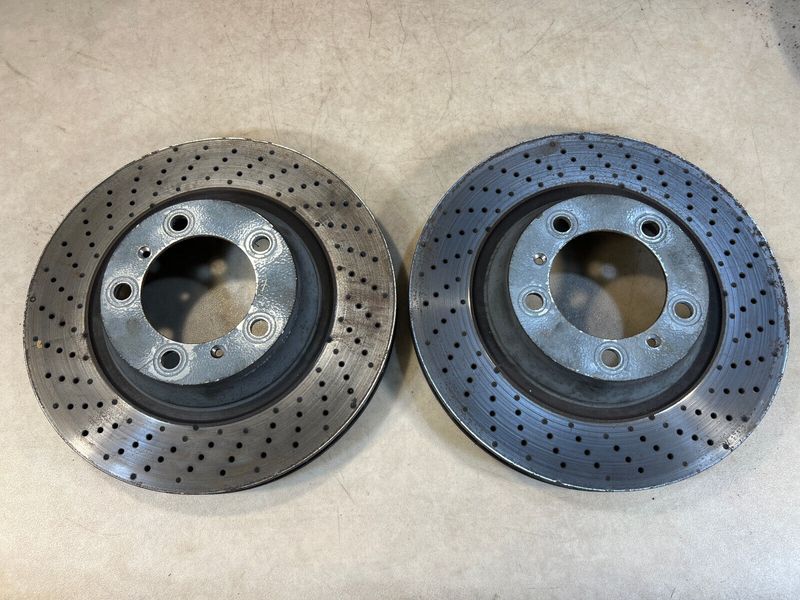 Porsche 911 991 GENUINE Front Brake Discs SET x2 psc LH &amp; RH