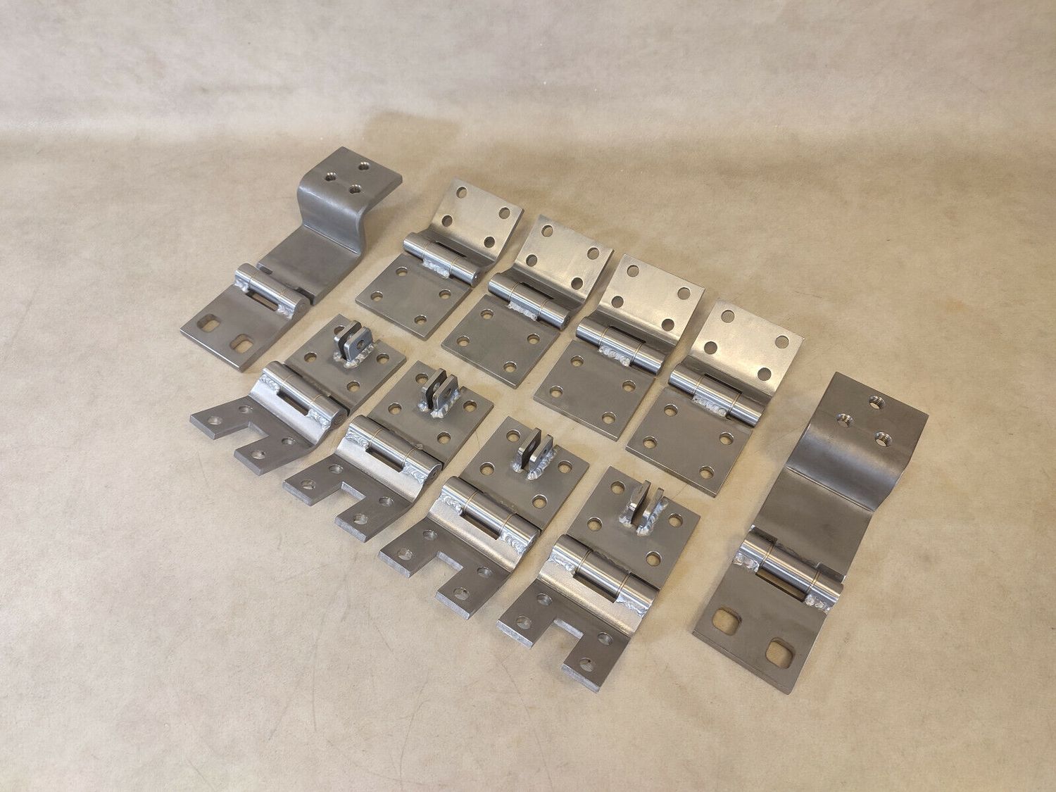 STAINLESS STEEL Mercedes W463 G class Doors + Trunk Door Hinge Set 10 pcs