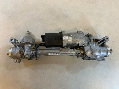 Mercedes C W205 C205 ORIGINĀTS elektriskais stūres pastiprinātāja statnis un zobrata LHD