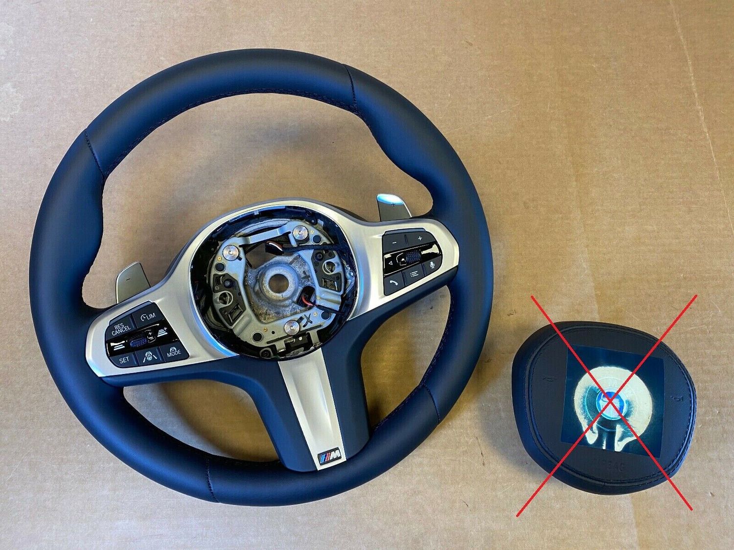 BMW 8 X5 X6 X7 G14 G15 G16 G05 G06 G07 OEM M Steering Wheel Petals Assist+ VIBRO