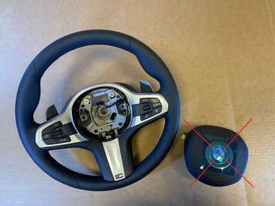 Рулевое колесо BMW F22 F23 F30 F31 F32 F33 F34 F87 F36 G STYLE USA M ЛЕПЕСТКИ