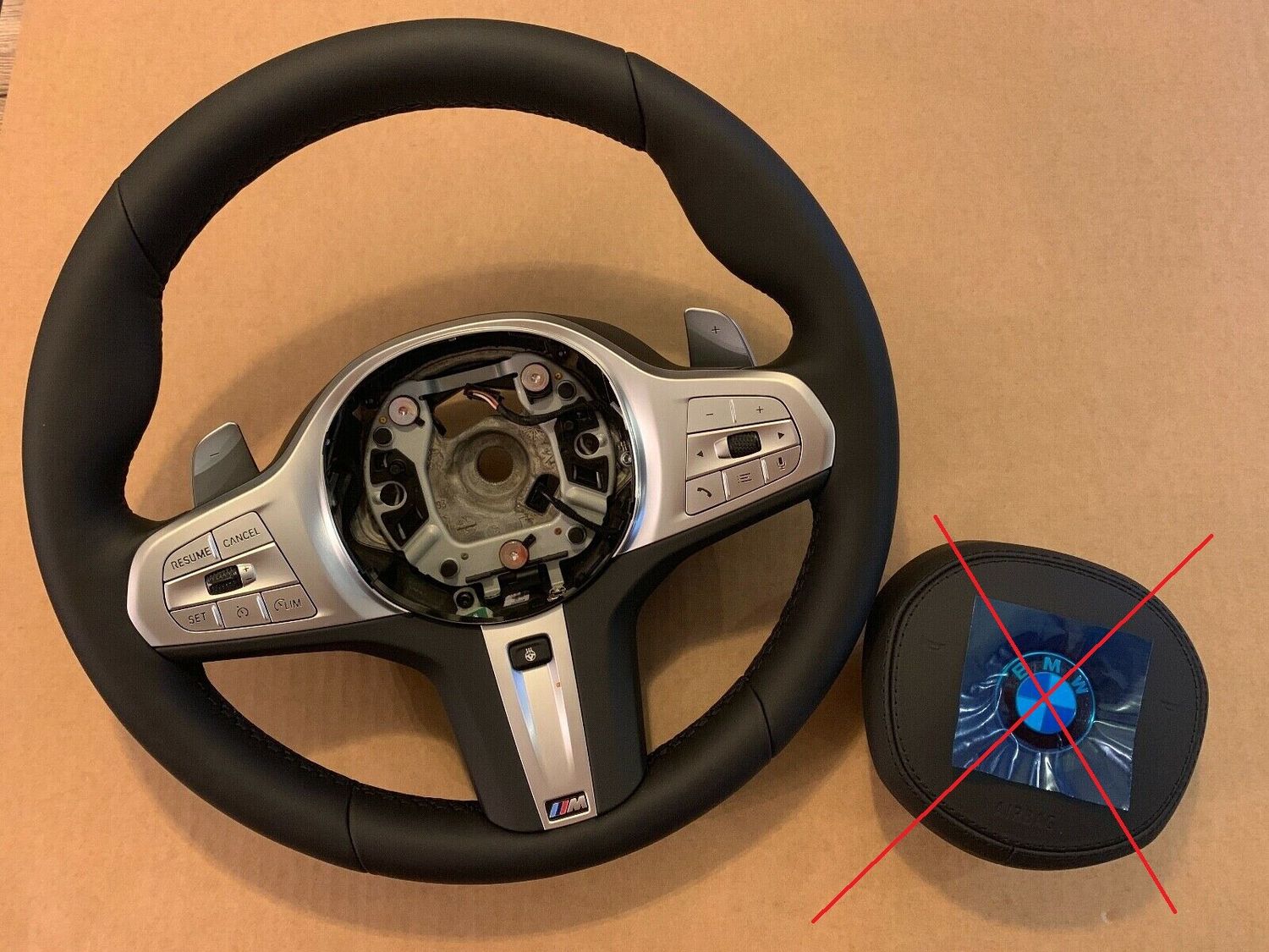 NEW BMW 7 G11 LCI G12 LCI X7 G07 GENUINE M Steering Wheel Paddles HEATING VIBRO