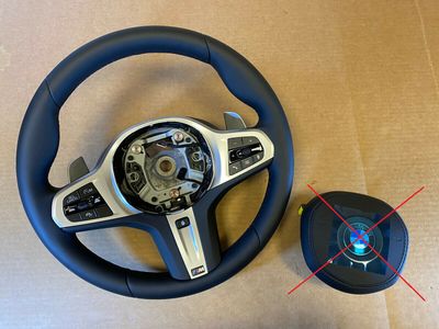 BMW 5 6 X3 X4 G30 G31 G32 G01 G02 LCI USA M Lenkrad Paddel HEAT VIBRO ACC