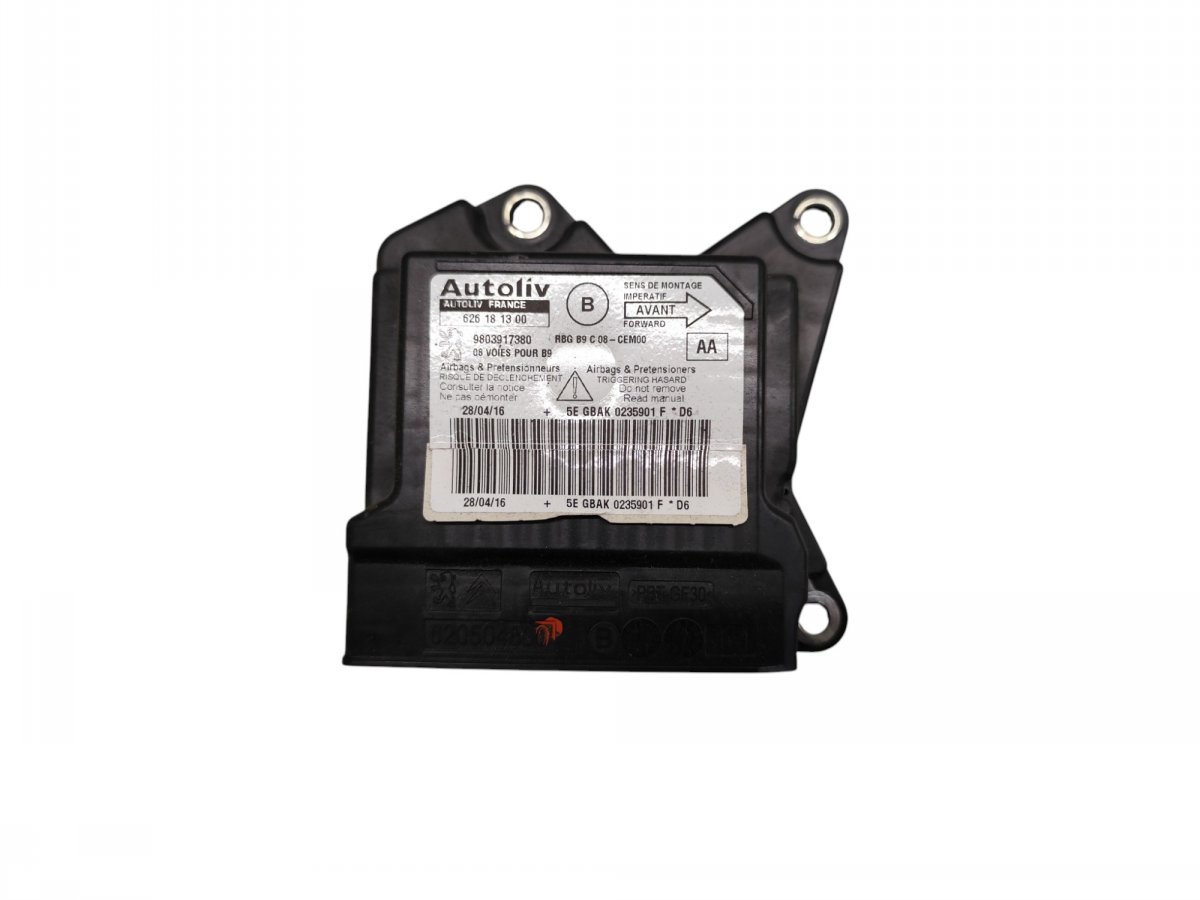 Citroen Berlingo Airbag Control Unit 626181300 9803917380 608762100B Airbag Control ...