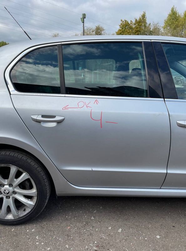 Door Rear Right SKODA SUPERB II (3T4, 3T5) (2008-2015)