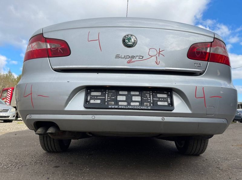 Rear bumper SKODA SUPERB II (3T4, 3T5) (2008-2015)