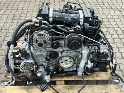 2015 ПЪЛЕН КОМПЛЕКТ ДВИГАТЕЛ PORSCHE CAYMAN 981 GT4 3.8 OEM DBX DBXA MA124 MA1.24-