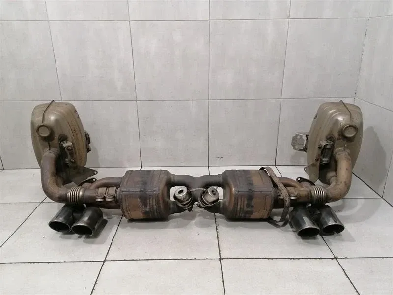 Porsche 911 991 exhaust silencer 99111143707 exhaust sport exhaust with valves-