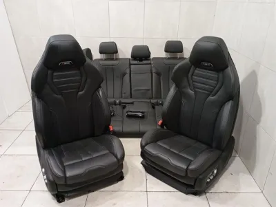 BMW 5 F90 G30 M5 sēdekļi, ādas merino melna X3SW sēdekļi, salons, dzesējama masāža -