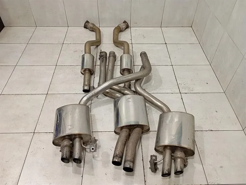 Audi RS4 B8 8K exhaust silencer Scorpion exhaust muffler outlet valve-