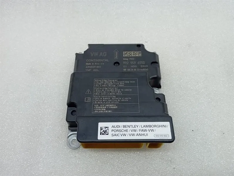 Porsche 911 992 Safety Module ECU 992959655D Crash Data Air Control Unit SRS-