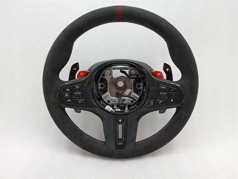 BMW 5 Series F90 G30 M5 Steering Wheel M5 Steering Wheel HEATED ALCANTARA M6 HEATED-