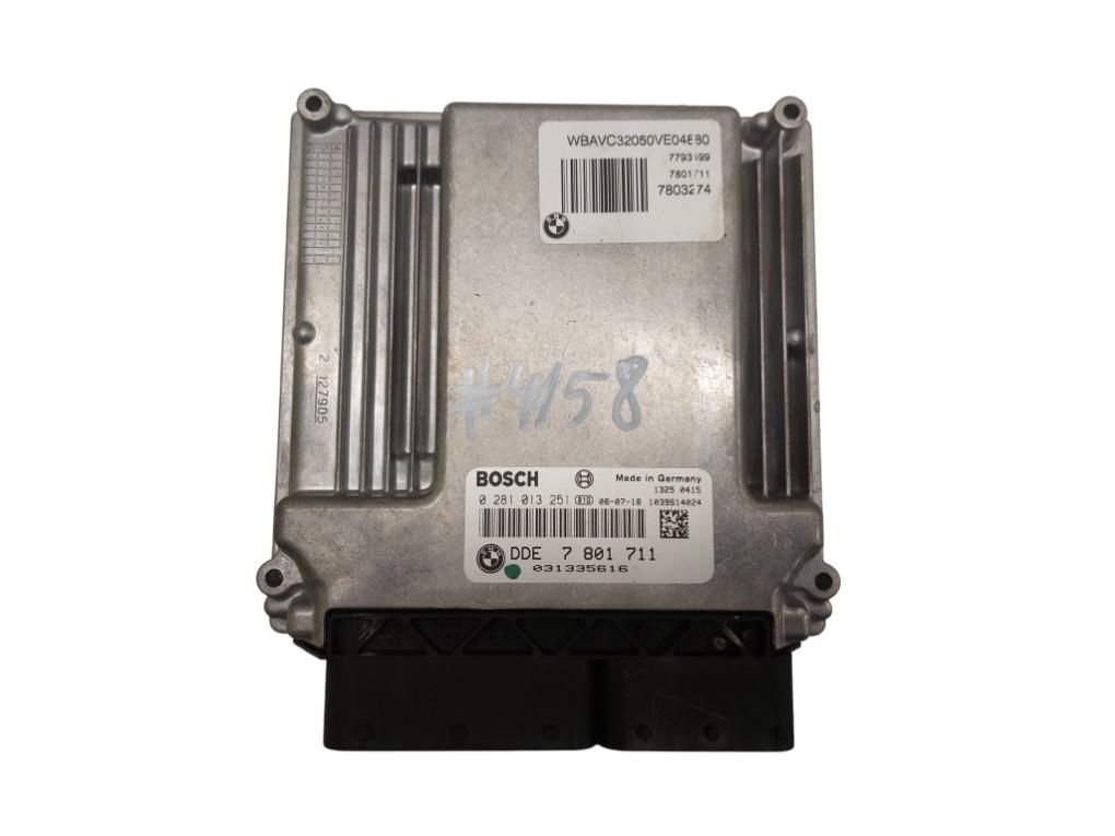 0281013251 7801711 Engine Control Unit / module (ECU) BMW 3 (E90, E91, E92, E93) (2005-2011)