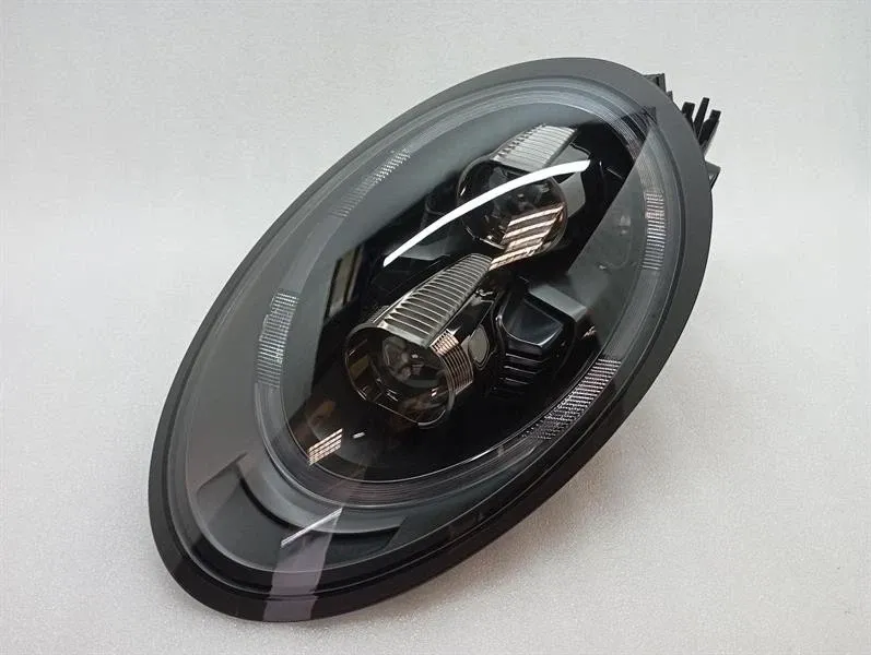 17-19 Porsche 911 991 Left Headlight 99163196562 PDLS PLUS Headlamp BLACK-